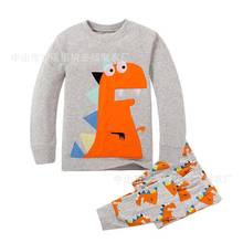 98&A%A children Autumn Pajamas clothing Set Boys & girls Cartoon Sleepwear Suit Set kids long-sleeved+pants 2-piece baby clothes 2024 - buy cheap
