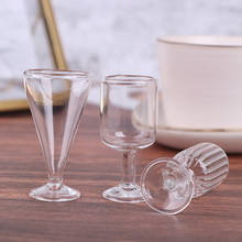 Hot Sale！1:12 Dollhouse Miniature Transparent Coffee Tea Cup Drink Cups Wine Glass Doll House Decor Toy 2024 - buy cheap