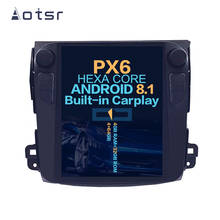 Aotsr Tesla 10,4 "вертикальный экран Android 8,1 автомобильный dvd-плеер GPS для MITSUBISHI OUTLANDER Citroen C-Crosser Peugeot 4007 2006 + 2024 - купить недорого