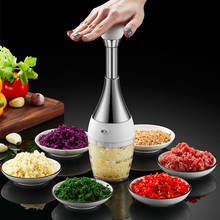 Food Chopper, Manual Meat Vegetable Chopper, Slap Onion Chopper for Veggies Garlic Nuts Salads 2024 - buy cheap