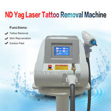 O alvejante do rejuvenescimento da pele da máquina da remoção da tatuagem do laser do nd yag do q-switch remove o dispositivo da beleza da tatuagem do pigmento com objetivo vermelho 2024 - compre barato