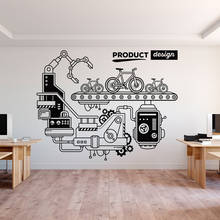 Removeable Office Decor Art Wall Decal Office Product Design Vinyl Wall Sticker Study Room Decoration DIY Mural Decals 2024 - buy cheap