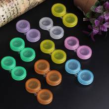 10Pcs contact lens L+R cases Storage Holder Soaking Container Travel Accessaries 2024 - buy cheap