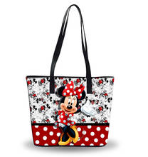 Disney cute Mickey Minnie mouse Handbags  Cartoon lady Tote Large Capacity bag Women waterproof  fashion travel Shoulder bags 2024 - buy cheap