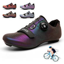 Светоотражающие велосипедные кроссовки, специализированная обувь для гоночного велосипеда, обувь для шоссейного велосипеда Spd, мотоциклетные ботинки Shimano, безопасная скоростная обувь для горного велосипеда 2024 - купить недорого
