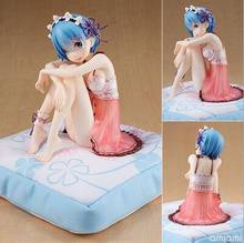 16cm Re: vida en un mundo diferente A Zero Rem pijama sexy cojín acción figura PVC juguetes colección figuras para regalos de amigos 2024 - compra barato