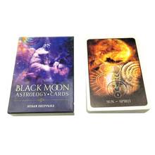 Black Moon Astrology Oracle Cards Full English 52 Cards Deck Tarots Board Game 2024 - buy cheap