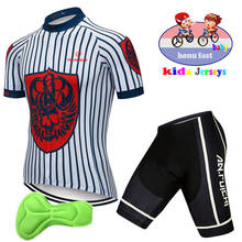 Conjunto de Ropa de Ciclismo para niños, Jersey de manga corta, uniforme de bicicleta, 2021 2024 - compra barato