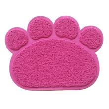 PVC Paw Print Pad Dog Cat Litter Mat Pet Puppy Kitty Dish Feeding Bowl Placemat Anti-skid Waterproof Sleeping Pad 2024 - buy cheap
