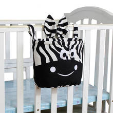 Zebra Infant Multi-Function Storage Bag Newborn Baby Crib Hanging Small Bag Baby Diaper Organizer Toy Diaper Pocket Bedding Set 2024 - buy cheap