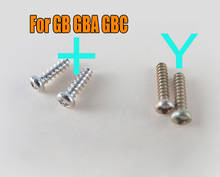 600PCS For GB GBA GBC Game Console Shell Case Triangle Screws Replacement For Gameboy + screws cross screws Y Tri Wing Screw 2024 - buy cheap