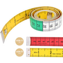 150 cm Tape Measure with Snap Closure Plastic Measuring Tape Double Scale for Body Sewing Tailor Cloth 2024 - buy cheap