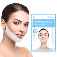 Mascarillas faciales de belleza para el cuidado de la piel, tapabocas de realce de barbilla y mejillas, moldeador en V, contornos, adelgazamiento y Estiramiento facial, 4 Uds. 2024 - compra barato