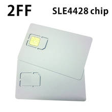 50PCS/Lot Contact ISO 7816 SLE4428 blank Smart PVC Card 2FF SIM card punching method 2024 - buy cheap