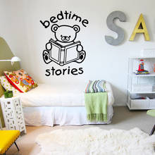 Cartoon Style Bedtime Stories Wall Art Decal Decoration Fashion Sticker Stickers In The Kitchen Wall Art MURAL Drop Shipping 2024 - buy cheap