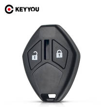 KEYYOU 2 Buttons Car Remote Key Shell Case Fob For Mitsubishi Lancer Outlander Endeavor Galant 2/3/4 Buttons Key Without Blades 2024 - buy cheap