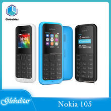 Nokia 105(2015) Восстановленный Оригинальный разблокированный мобильный телефон одна SIM-карта/две SIM-карты Бесплатная доставка 2024 - купить недорого