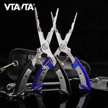 VTAVTA 17cm Multifunctional Fishing Pliers Stainless Steel Line Cutter Carp Fishing Tools Hooks Remover Fishing Accessories Sea 2024 - buy cheap