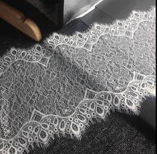 3 meters Eyelash Lace Trims White Black Dress Sewing Lace Fabrics Underwear Clothing Lingerie Lace Materials Handmade DIY Crafts 2024 - buy cheap
