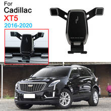Soporte de teléfono móvil para coche, abrazadera de montaje de rejilla de ventilación de aire, GPS, accesorios para Cadillac XT5 2016-2020 2024 - compra barato