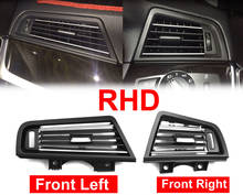 Rejilla de ventilación delantera RHD para coche, Panel de salida con placa cromada para BMW serie 5, F10, F18 2024 - compra barato