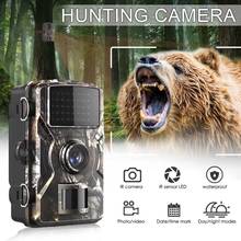 Câmera de trilha vida selvagem, para caça, câmera com visão noturna, ativada por movimento ao ar livre, para patrulhamento 2024 - compre barato