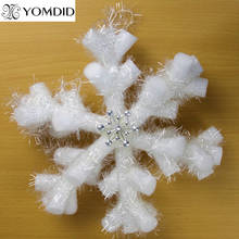 25cm Christmas three-dimensional foam snowflake snowflake Christmas decoration gift  new year enfeites de natal beautiful noel 2024 - buy cheap