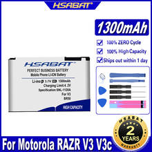 HSABAT 1300mAh BR50 de la batería para Motorola RAZR V3 V3c V3E V3m V3T V3Z V3i V3IM PEBL U6 Prolife 300, 500 2024 - compra barato