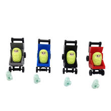 City Building Blocks Baby Carriage Education Toys For Children Baby Stroller Model with Feeding Bottle Friends Figures MOC Citys 2024 - buy cheap