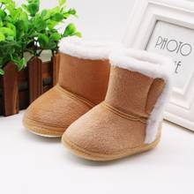 Newborn Baby Warm Cotton Boots Girl Boy Casual Shoes First Walkers Newborn Cute Non-slip Soft Sole Autumn Winter Shoes