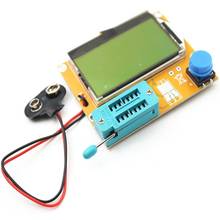 Цифровой тестер транзисторов, измеритель емкости с ЖК дисплеем для диодов и триодов с подсветкой, для MOSFET/JFET/PNP/NPN L/C/R 1 2024 - купить недорого