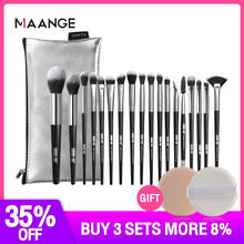 MAANGE Makeup Brushes 18pcs Professional Makeup Brush Set Foundation Blending Eyeshadow Blush Brush Cosmetics Tool With Bag 2024 - buy cheap