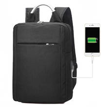 Сумка для компьютера рюкзак простой Повседневный носимый USB зарядка 2024 - купить недорого