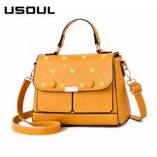 Usoul-luxury faux leather handbag for women 2024 - compre barato