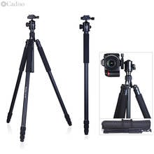 Cadiso AZ-380-trípode profesional para fotografía, altura de 2,6 m, monopié plegable con cabeza de bola, para Youtube, vídeo en vivo, cámara y teléfono 2024 - compra barato