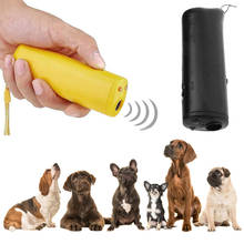 Repelente de treinamento para cães, lanterna led ultra-sônica anti-latidos 3 em 1, aparelhos de treinamento sem bateria 2024 - compre barato