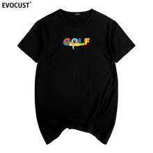 GOLF Logo 3D Tyler the Creator wang   OFWGKTA Skate VINTAGE verano estampado camiseta algodón hombres camiseta nueva mujer camiseta 2024 - compra barato