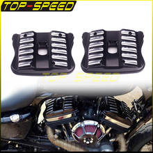 Aluminum Rail Upper Rocker Box Covers for Harley Sportster XL 883 1200 48 72 2004-2017 Motorcycle Top Rocker Box Guard 2024 - buy cheap