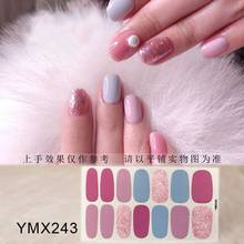 Nail art Full-Cover Sticker Sheet 14tips Sticker Polish Sticker YMX241-256 2024 - buy cheap