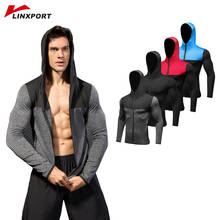 Men Hoodie Long Sleeve Sport Shirts Running T-shirts Fitness Gym Clothing Top Sportswear Sweatshirt Bodybuilding Zipper Jerseys 2024 - buy cheap