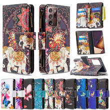 Чехол-бумажник для Samsung Galaxy S21/S20/S30/S9 Plus/Note 20 Ultra/Note 10/S10 Lite/S10e 2024 - купить недорого