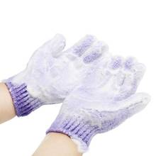 Отшелушивающая перчатка для пилинга, 1 шт., перчатки для душа, стойкая губка для массажа тела, спа-пена для мытья кожи 2024 - купить недорого