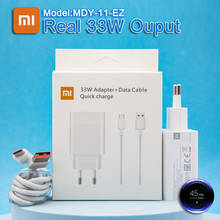 Original Xiaomi 33W  Charger Fast Turbo Type-C usb charging adapter for mi 10 11 9t pro Redmi Note 9 10 pro K40 30 POCO X3 2024 - buy cheap