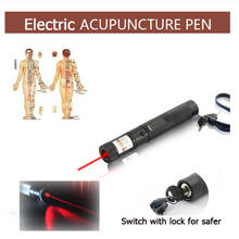 Caneta de acupuntura laser vermelho, laser meridiano, caneta de terapia, tratamento, alívio de dor 2024 - compre barato