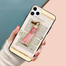 Jane Austen-funda de TPU suave para teléfono móvil iphone, carcasa con borde de protección, para modelos 11PROMAX, 11, X, XS, XR, XSMAX, 6 plus, 7, 7plus, 8, 8plus 2024 - compra barato