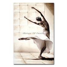 Mintura Ballet Dancers Direct From Artist 100% Hand painted Modern Abstract Oil Painting On Canvas  Home Decor  Hotel Decoration 2024 - buy cheap