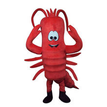 Red Lobster Mascot Costume Langouste Crayfish Cartoon Advertising Performance Outfit Fancy Dress Adult Size Mascot 2024 - buy cheap