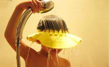 Shampoo ajustável para banho de crianças, chapéu protetor macio à prova d'água para banho de bebê 2024 - compre barato