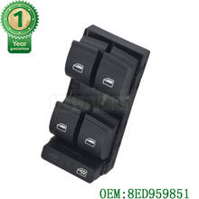 New Power Window Switch DRIVER SIDE For Audi A4 B6 B7 Sedan 8ED959851 8E0 959 851B T-0-P 2024 - buy cheap