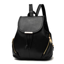 Women Backpack PU Female backpacks Leather School Bags Large Capacity School Bag for Girls Zipper Shoulder Bags high quality 2024 - buy cheap
